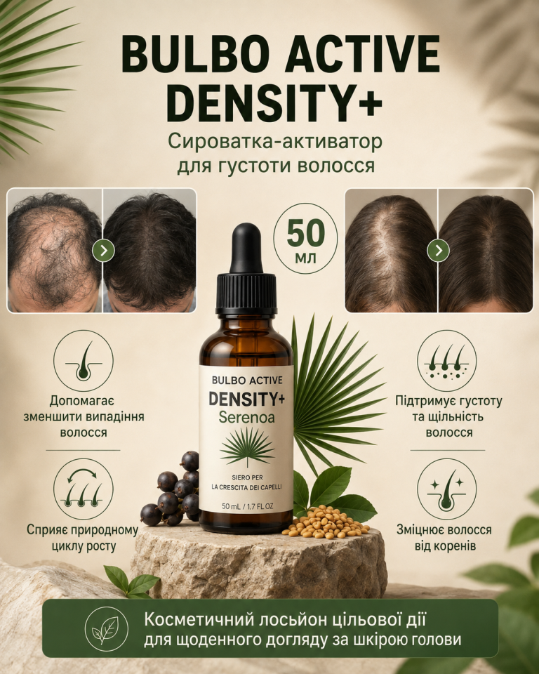 Bulbo Active Density+ — густіше волосся, сильніше коріння