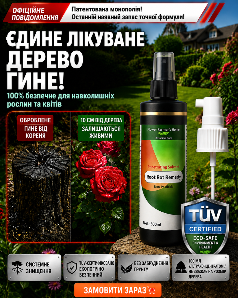 Root Rot Remedy — знищує корені та зупиняє повторне відростання
